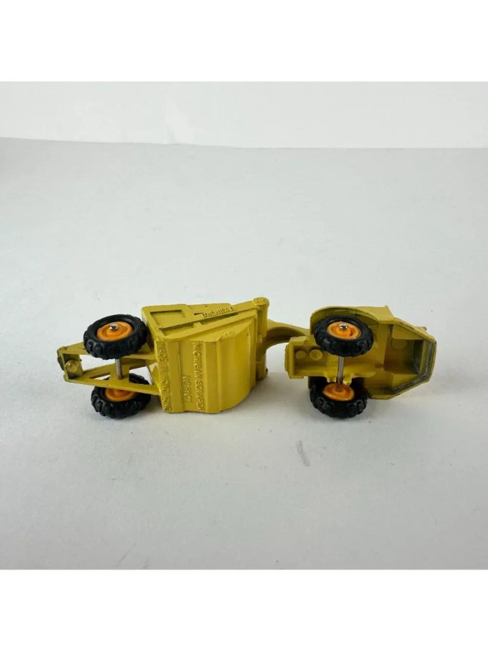 Michigan Scraper No 8108 Hong Kong Die Cast Yellow